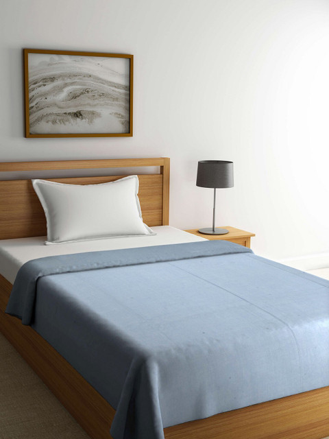 

Raymond Home Blue Mild Winter 233 GSM Single Bed Blanket