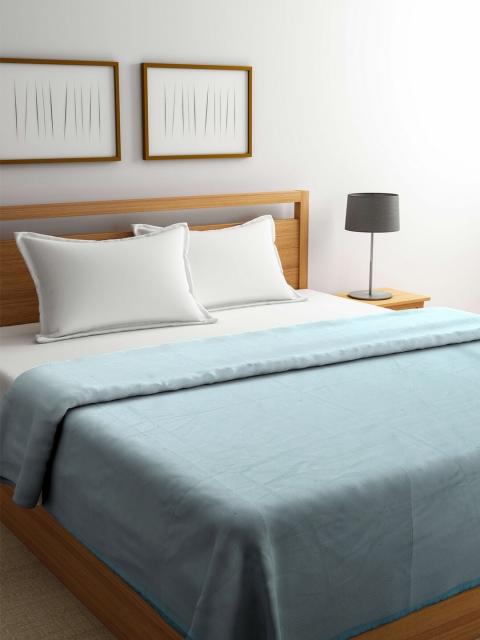 

Raymond Home Blue Mild Winter 198 GSM Wool Double Bed Blanket