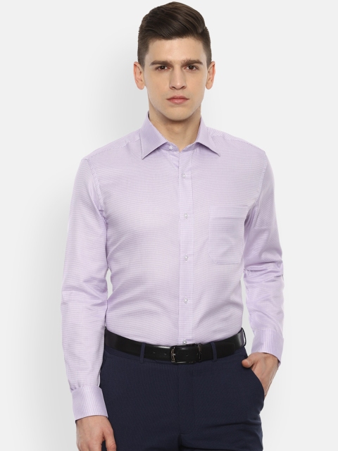 

Louis Philippe Men Purple Opaque Formal Shirt