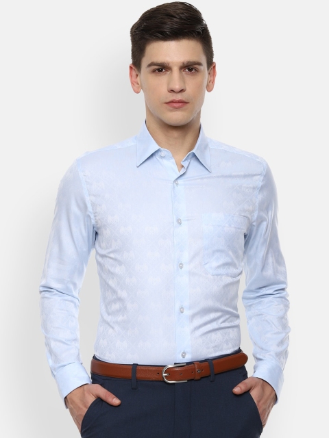 

Louis Philippe Gods & Kings Men Blue Opaque Formal Shirt