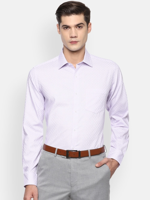 

Van Heusen Men Purple Opaque Formal Shirt