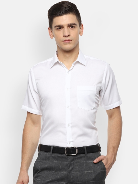 

Van Heusen Men White Opaque Formal Shirt