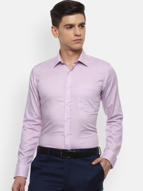 

Van Heusen Men White Slim Fit Opaque Pure Cotton Formal Shirt