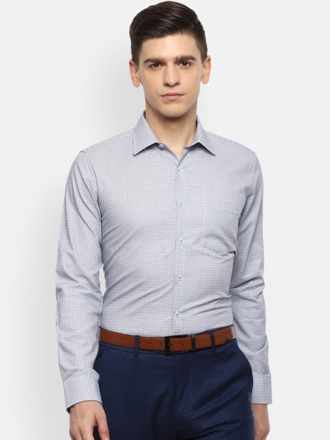 

Van Heusen Men White Slim Fit Opaque Formal Cotton Shirt