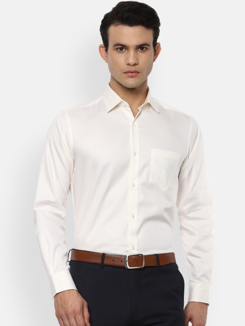 

Van Heusen Men White Opaque Formal Shirt