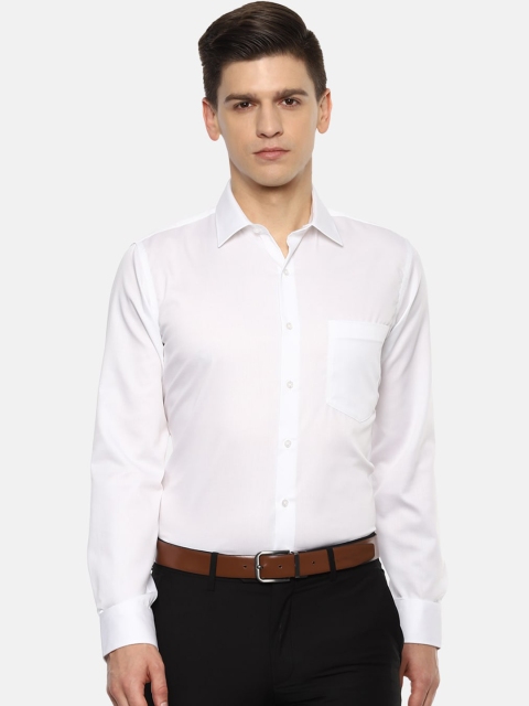 

Van Heusen Men White Slim Fit Opaque Formal Shirt