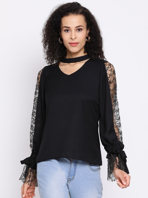 

DRAAX Fashions Woman Black Regular Top