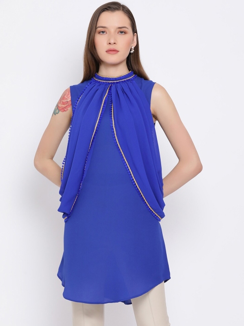 

DRAAX Fashions Black Regular Top
