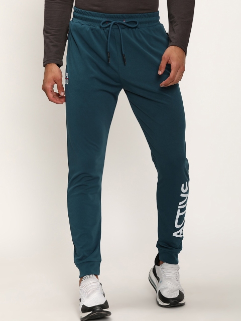 

V2 Value & Variety Men Teal Blue Solid Lounge Pants