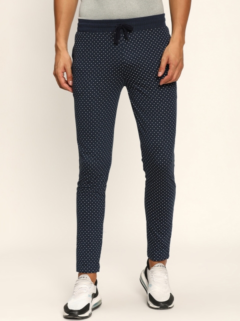 

V2 Value & Variety Men Navy Blue Printed Track Pants