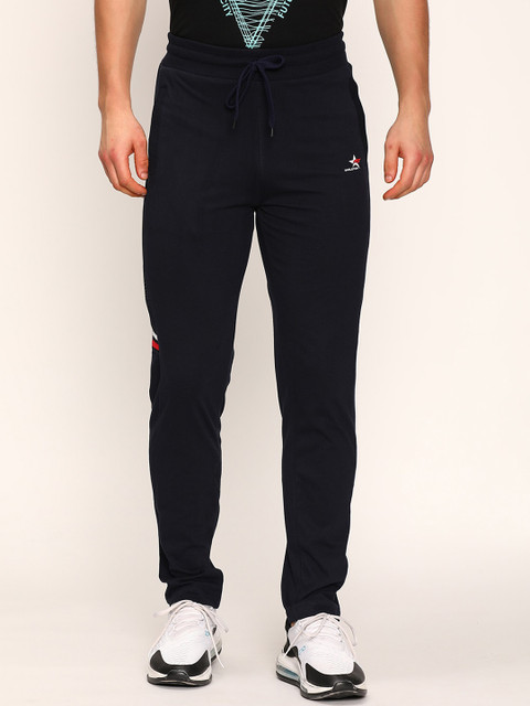 

V2 Value & Variety Men Navy Blue Solid Joggers