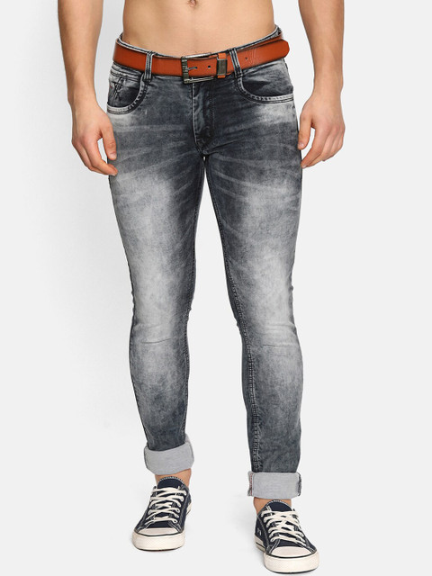 

V2 Value & Variety Men Black Heavy Fade Jeans