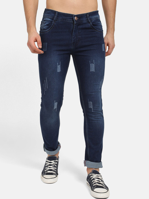 

V2 Value & Variety Men Blue Mildly Distressed Light Fade Jeans