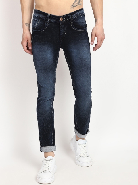 

V2 Value & Variety Men Blue Heavy Fade Cotton Jeans
