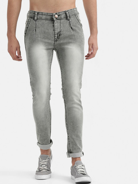 

V2 Value & Variety Men Olive Green Heavy Fade Jeans