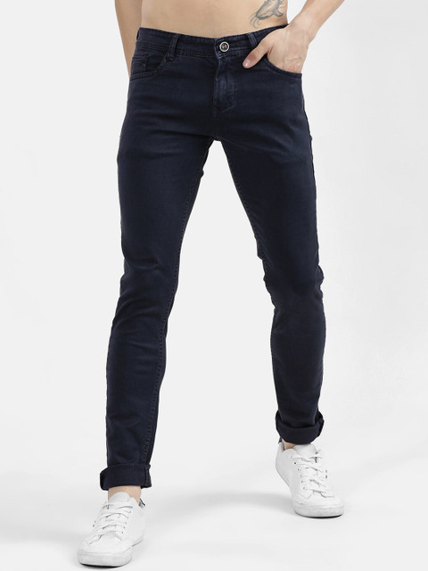 

V2 Value & Variety Men Navy Blue Jeans