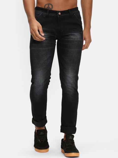 

V2 Value & Variety Men Navy Blue Heavy Fade Jeans