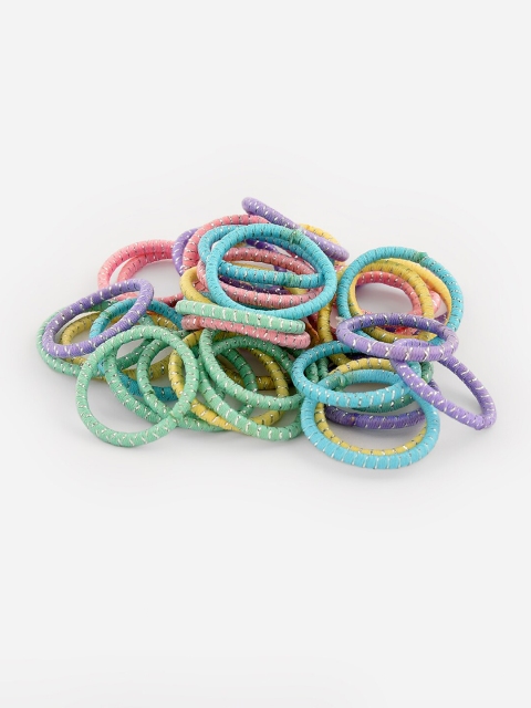 

Toniq Kids Girls Set Of 36 Multicoloured Ponytail Holders, Multi