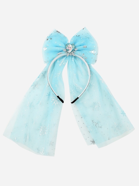 

Toniq Kids Girls Blue & Silver-Toned Lace Hairband
