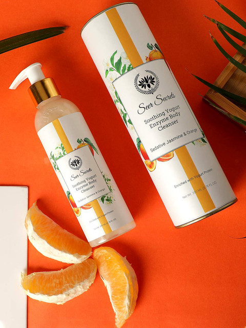 

Seer Secrets Sedative Jasmine & Orange Soothing Yogurt Enzyme Body Cleanser,200ml, Off white