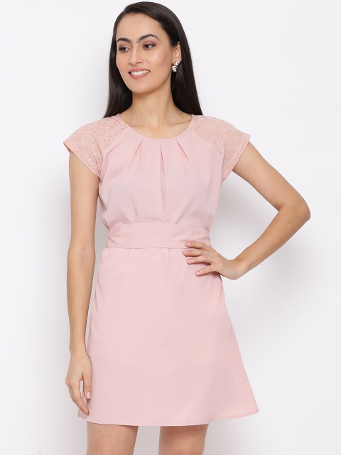 

DRAAX Fashions Pink Sheath Dress