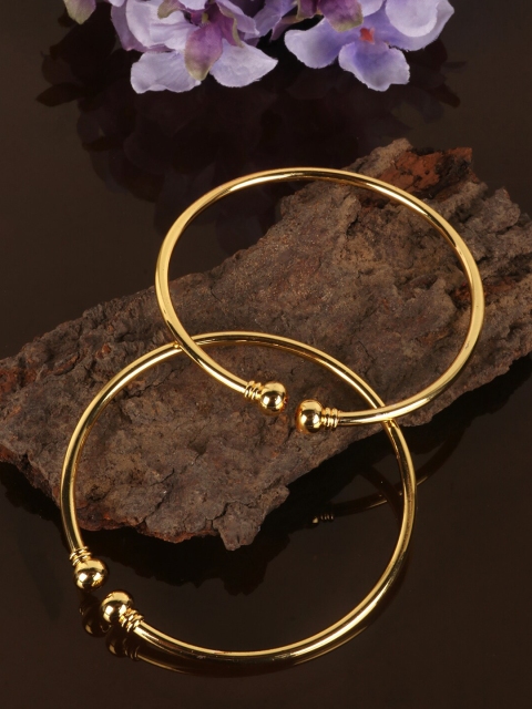 

PENNY JEWELS Women Gold-Toned Gold-Plated Cuff Bracelet