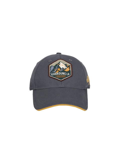 

Royal Enfield Unisex Grey & Orange Printed Visor Cap