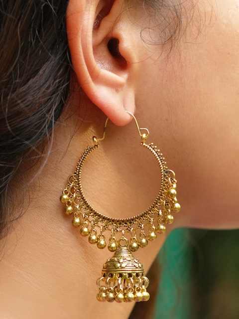 

Ayesha Gold-Toned Contemporary Hoop Earrings