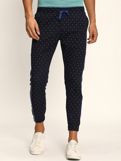 

V2 Value & Variety Men Navy Blue Printed Joggers