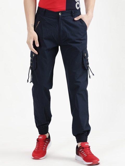 

V2 Value & Variety Men Navy Blue Solid Lounge Pants