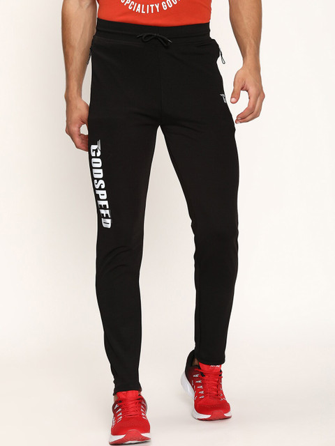 

V2 Value & Variety Men Black Solid Cotton Track Pants