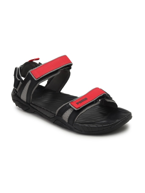 

Puma Men Grey Red Aqua Cross Sandals