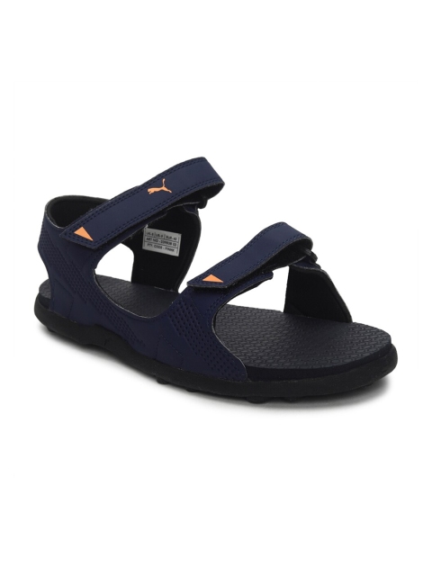 

Puma Men Black & Orange Shire Comfort Sandals