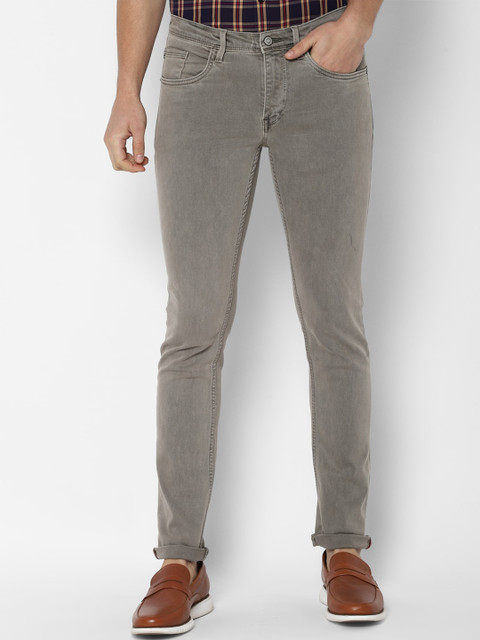 

Allen Solly Sport Men Grey Skinny Fit Low Distress Jeans