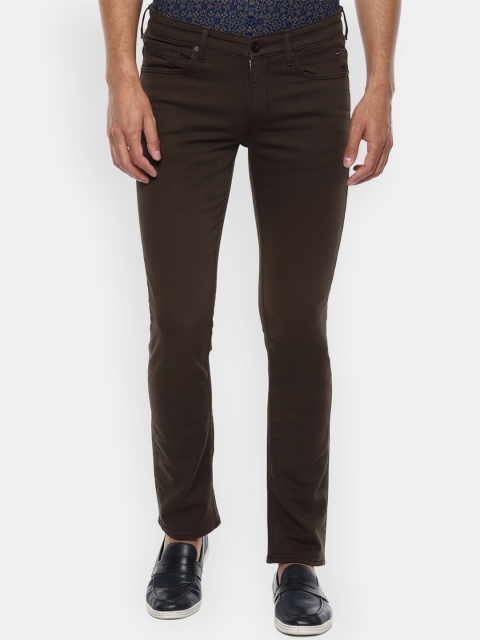 

Louis Philippe Jeans Men Brown Slim Fit Jeans