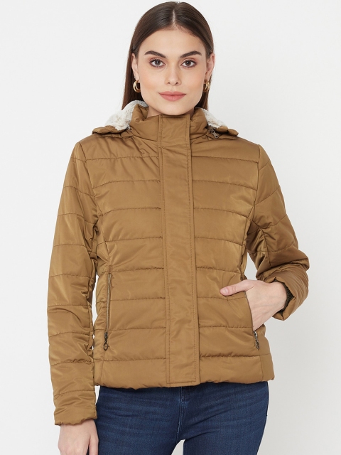 

METTLE Women Brown Padded Jacket