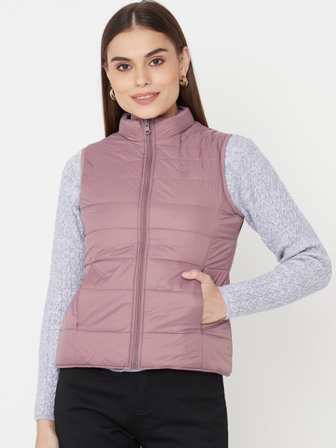 

METTLE Women Pink Padded Jacket