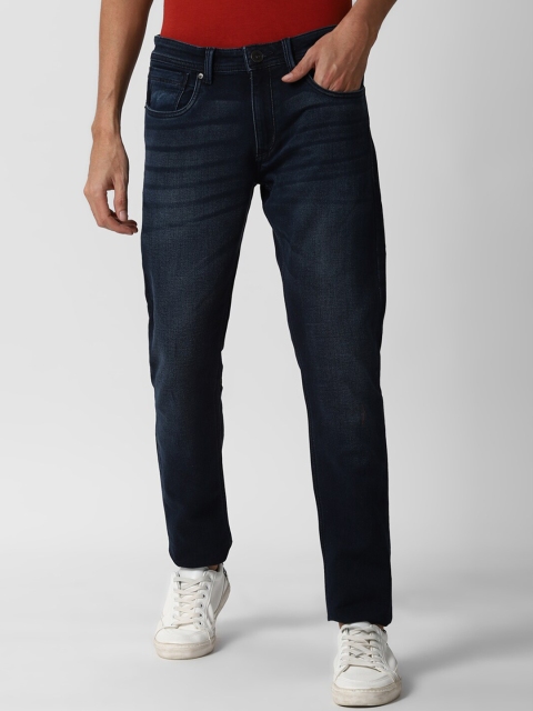 

Peter England Casuals Men Navy Blue Skinny Fit Light Fade Jeans