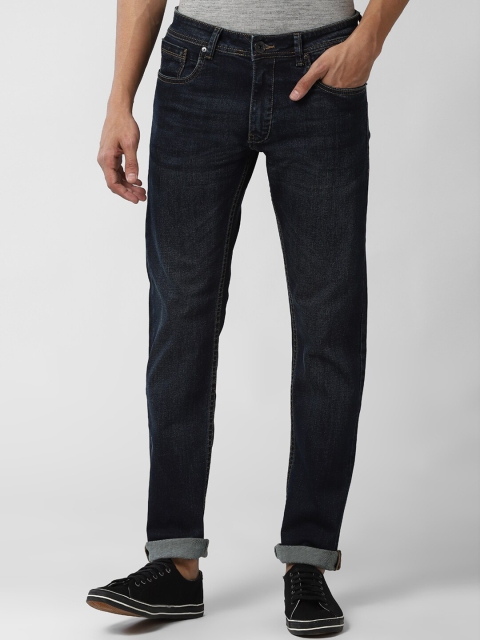 

Peter England Casuals Men Navy Blue Slim Fit Light Fade Jeans