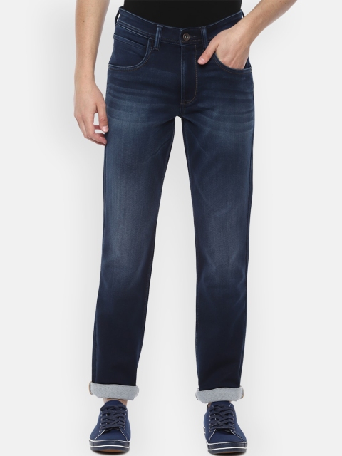 

VAN HEUSEN DENIM LABS Men Navy Blue Slim Fit Light Fade Jeans