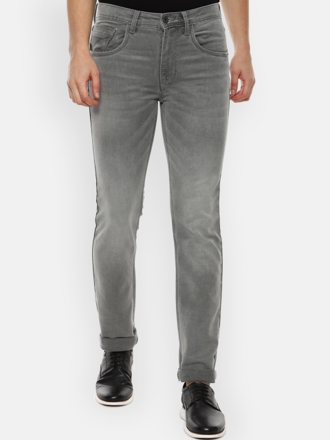 

VAN HEUSEN DENIM LABS Men Grey Slim Fit Heavy Fade Jeans