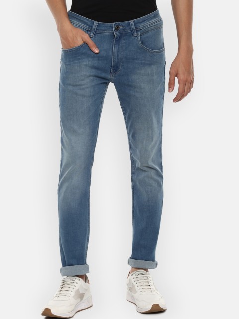 

VAN HEUSEN DENIM LABS Men Blue Skinny Fit Light Fade Jeans