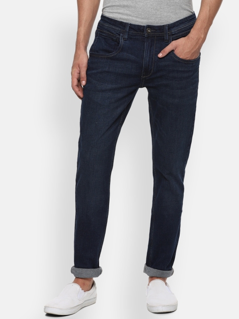 

VAN HEUSEN DENIM LABS Men Navy Blue Skinny Fit Jeans