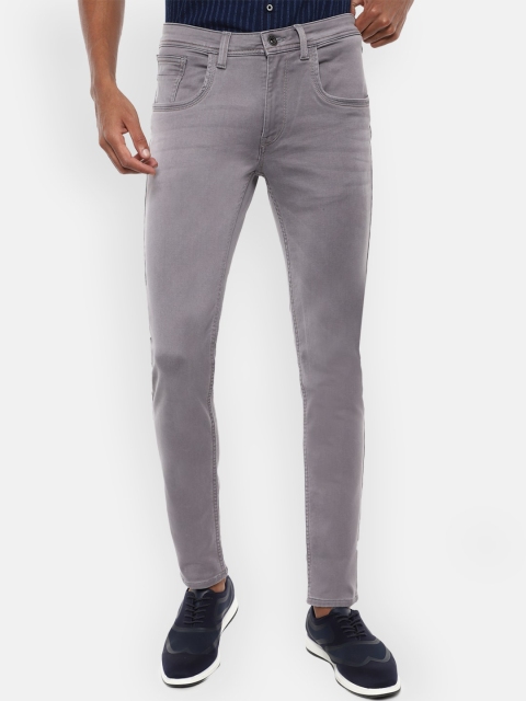 

VAN HEUSEN DENIM LABS Men Grey Slim Fit Jeans