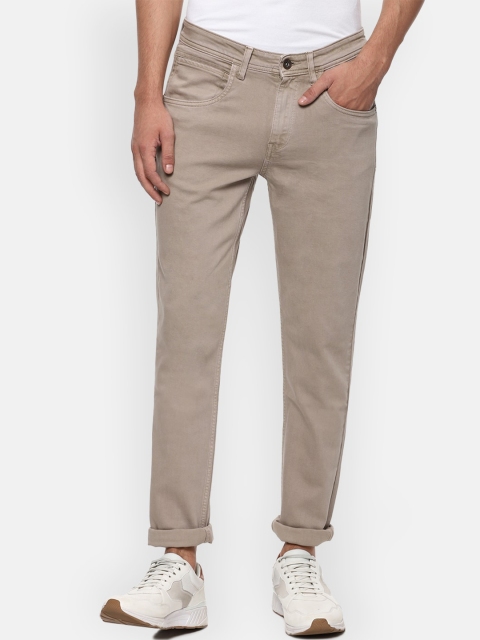 

VAN HEUSEN DENIM LABS Men Beige Skinny Fit Jeans