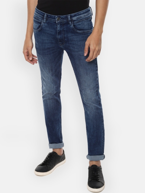 

VAN HEUSEN DENIM LABS Men Blue Skinny Fit Light Fade Jeans