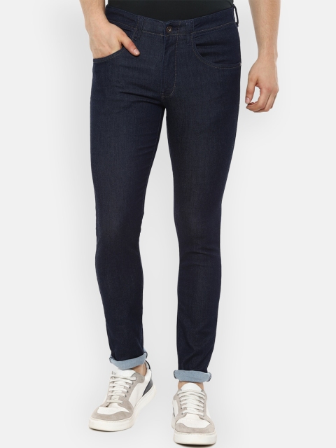 

VAN HEUSEN DENIM LABS Men Navy Blue Skinny Fit Jeans