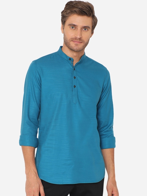 

JADE BLUE Men Blue Slim Fit Opaque Casual Shirt