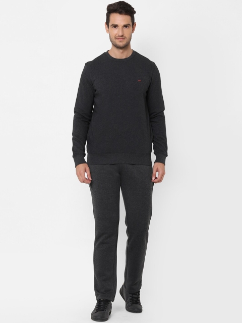 

Sweet Dreams Men Charcoal Solid Fleece Tracksuit 1325GU