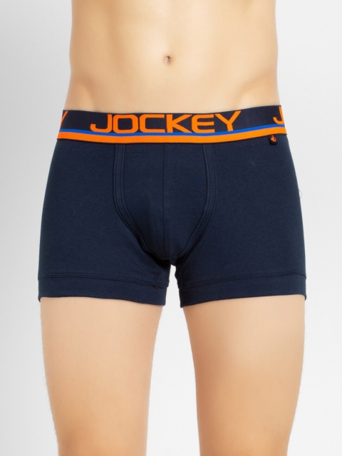 

Jockey Men Navy Blue Combed Cotton Trunks FP03-0105-NVYFC
